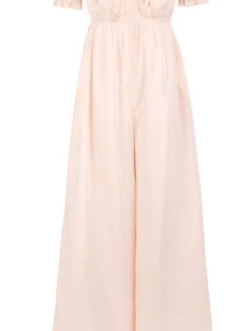 Selkie Lickety Split Wide-Leg Blush Pink Seashell Jumpsuit
